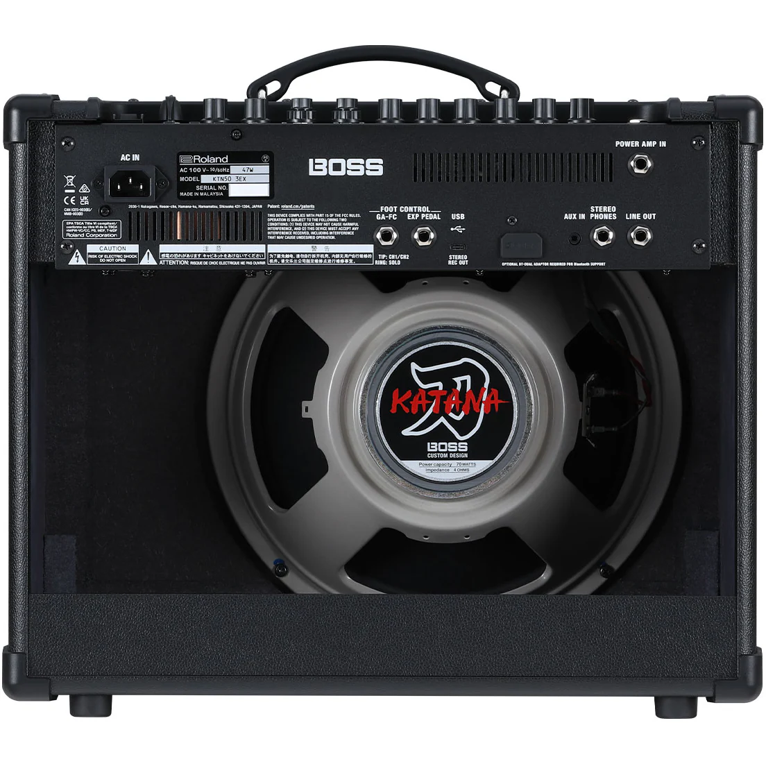 Boss KTN-50-3EX Katana Gen 3 50W 1x12" EX Combo Guitar Amplifier - Image 2