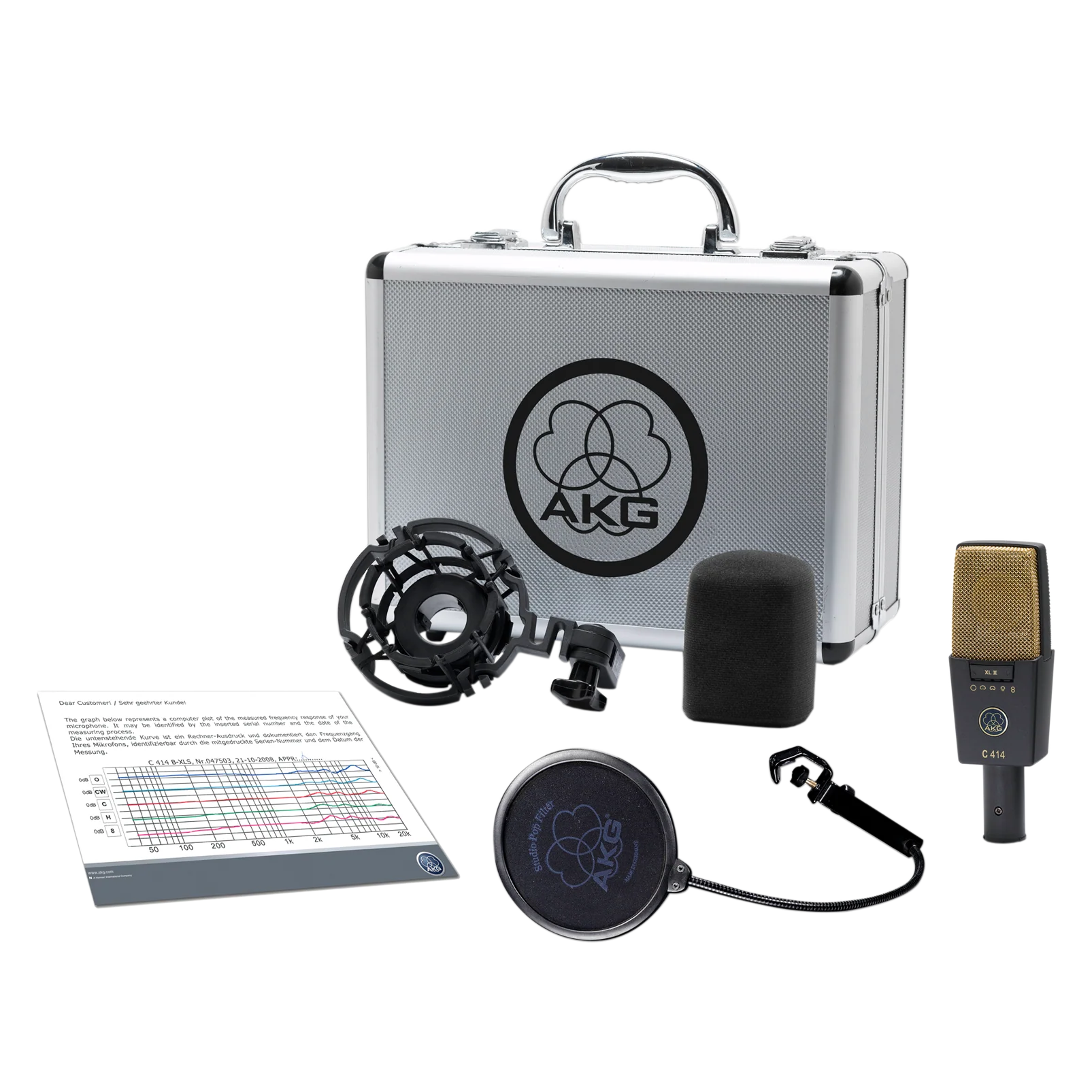 AKG C414XLII Studio Large-Diaphragm Condenser Microphone - Image 3