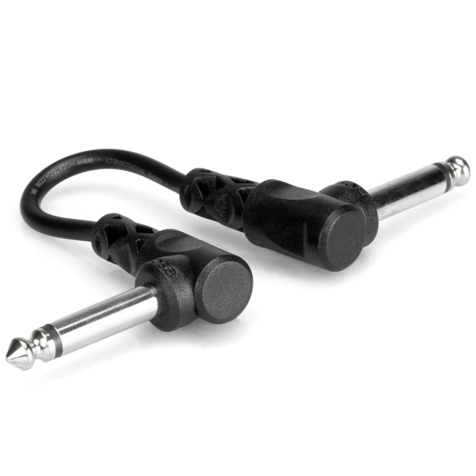 Hosa CFS-106 Guitar Patch Cable Molded Right-angle to Same 6 in (Loc:4M)