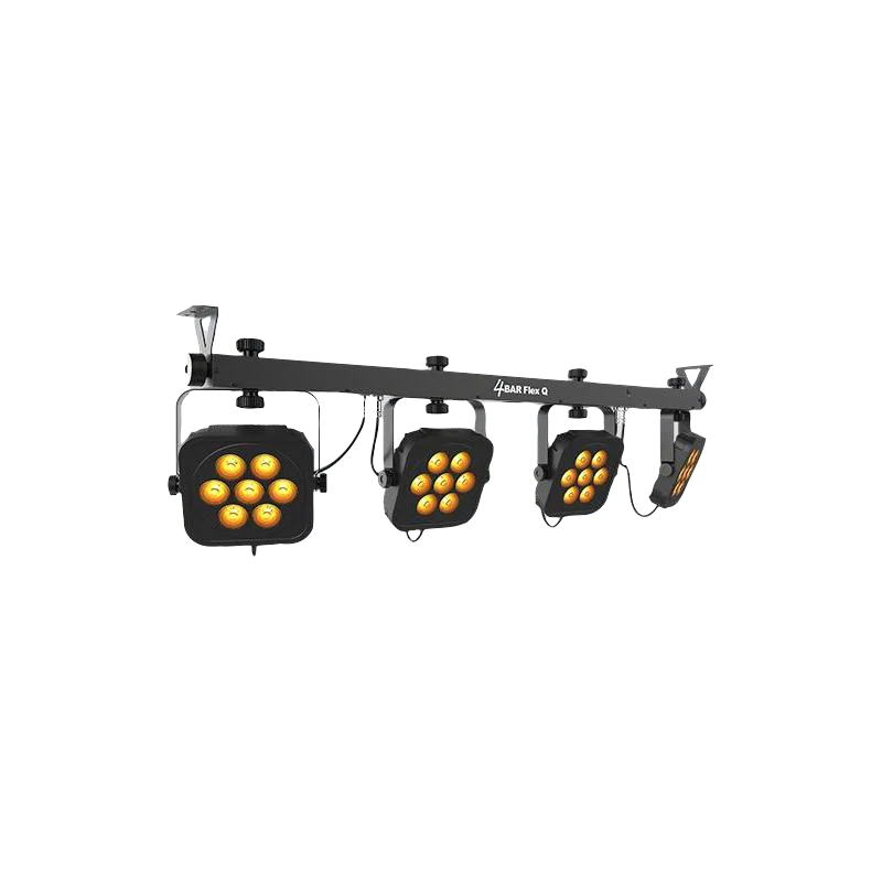 Chauvet 4BARFLEXQ RGBA 4 Wash Light System Carrying Case, Footswitch, and IRC-6 Remote - Image 3
