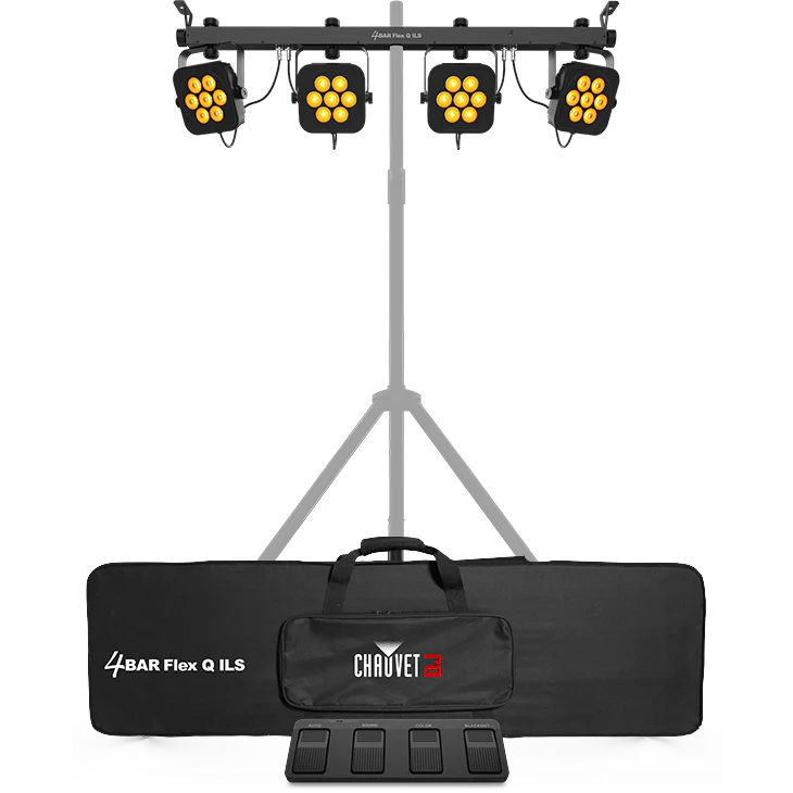 Chauvet 4BARFLEXQILS 4BAR Flex Q ILS RGBA Lighting System w/ ILS