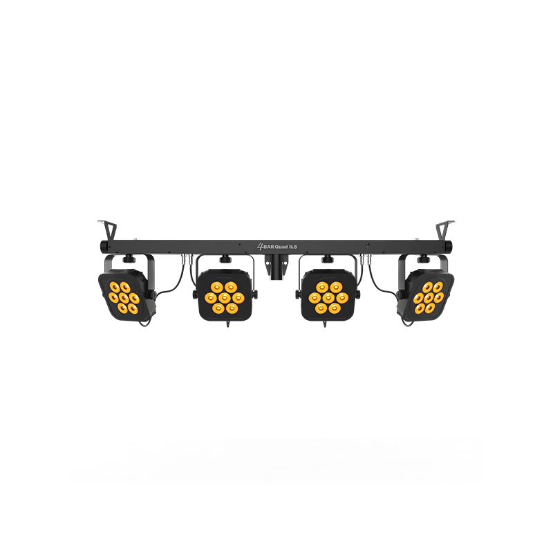 Chauvet 4BARQUADILS RGBA 4 Wash Light System w/ILS, Includes Stand, Carrying Case, and Pedal - Image 3