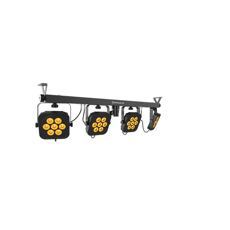 Chauvet 4BARQUADILS RGBA 4 Wash Light System w/ILS, Includes Stand, Carrying Case, and Pedal - Image 6