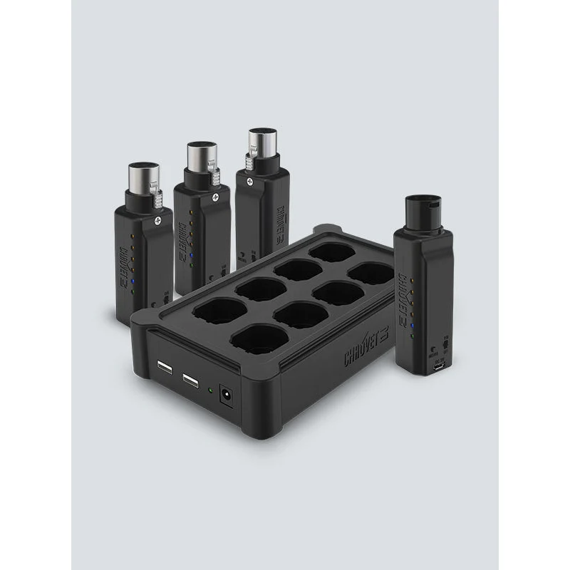 Chauvet DFIXLRPACK D-Fi XLR Pack w/ 1 Tx, 3 Rx, and Charger - Image 2