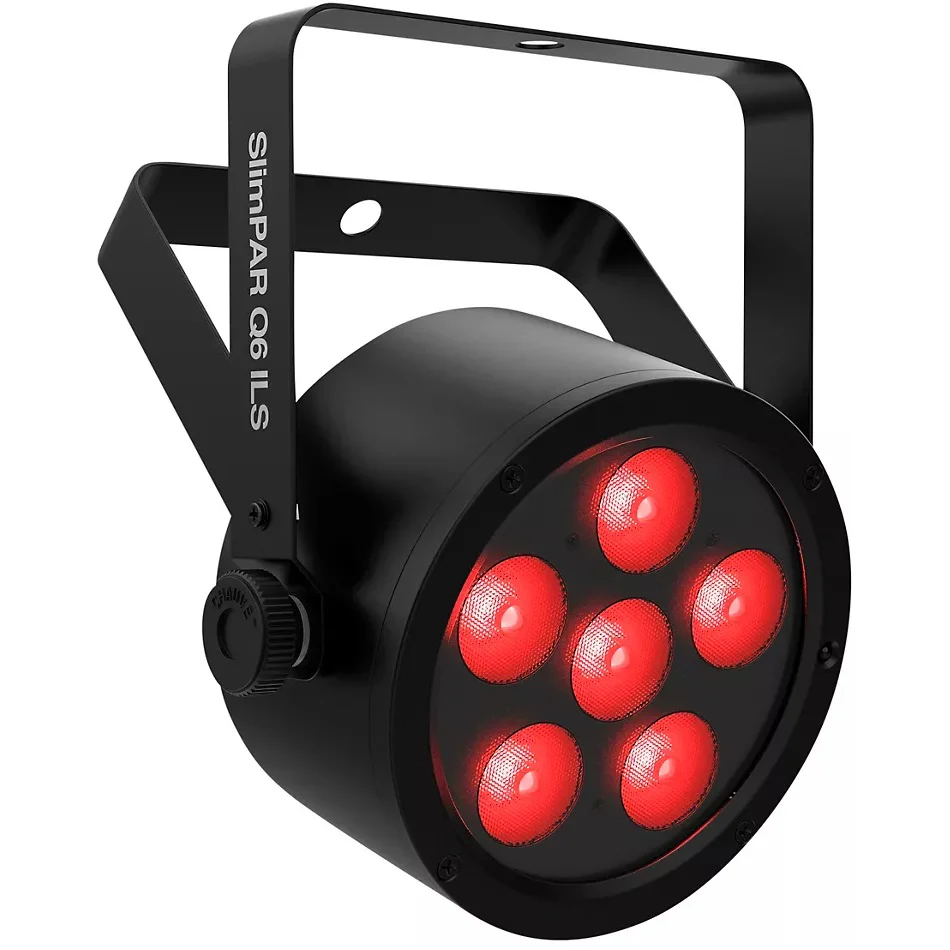 Chauvet SLIMPARQ6ILS Low-Profile 6-LED PAR Light w/ RGBA and ILS