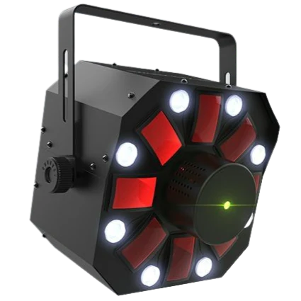 Chauvet SWARM5FXILS 3-in-1 LED Effects Light w/ Derby, Laser, Strobe, and ILS