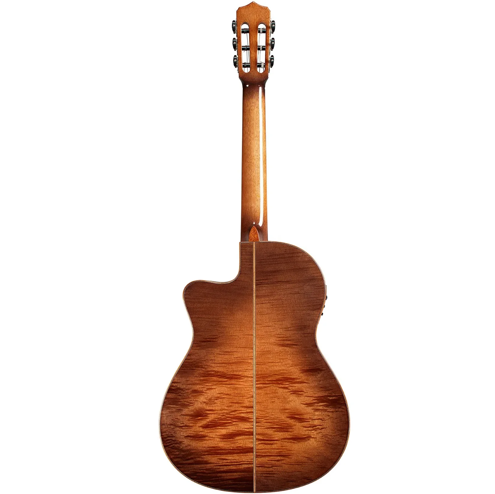 Cordoba FUSION12-CB Fusion 12 Cinnamon Burst Acoustic Guitar, Flamed Okoume Veneer Spruce Top, Okoume b/s, Electronics - Image 2