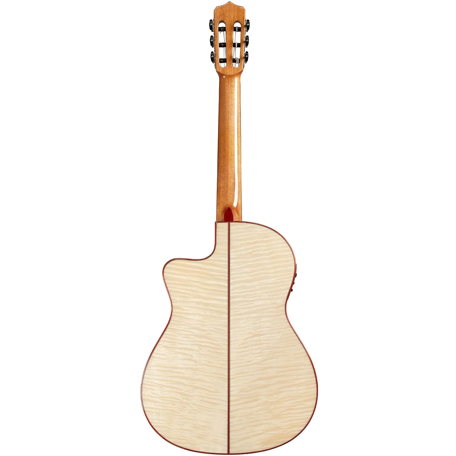 Cordoba FUSION12-WS Fusion 12 White Sands Acoustic Guitar, Flamed Maple Veneer Spruce Top, Male b/s, Electronics - Image 2