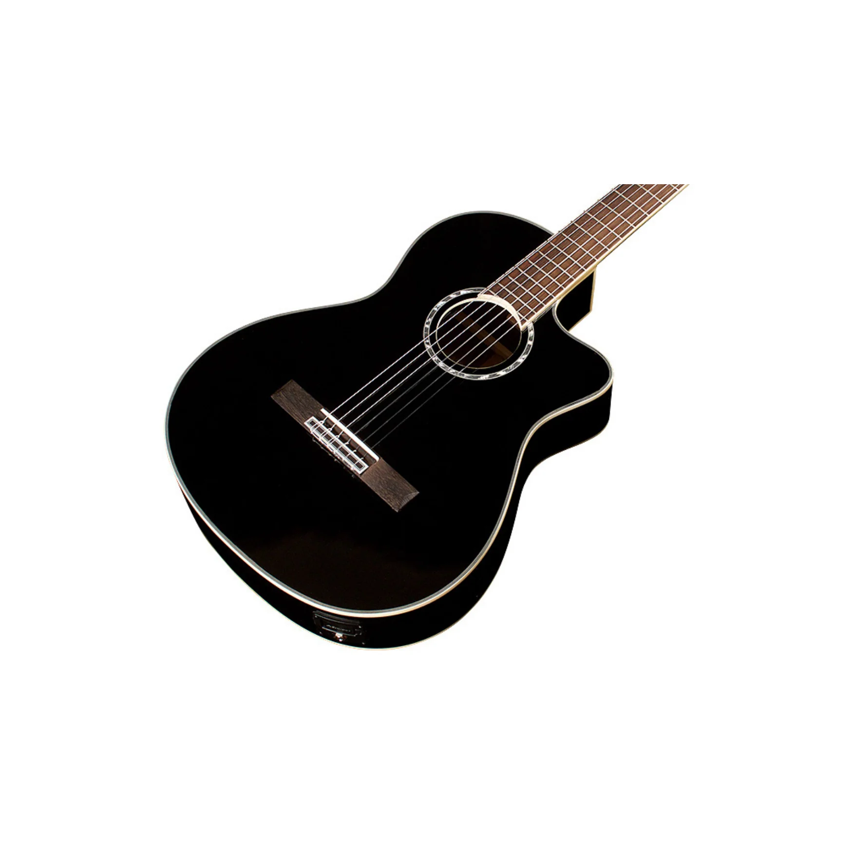 Cordoba FUSION5-BLK Fusion 5 Jet Black Cutaway, Electronics - Image 4