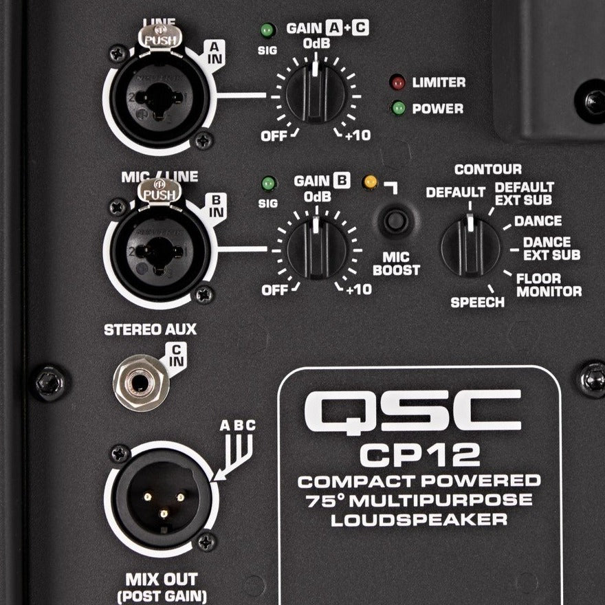 QSC CP12 12-Inch Powered Speaker - Image 4