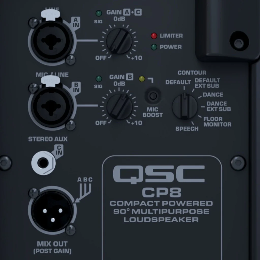 QSC CP8 8-Inch Powered Speaker - Image 6