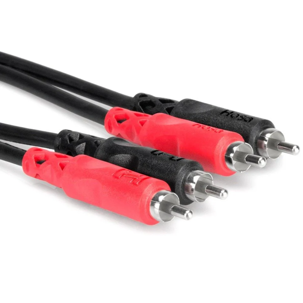 Hosa CRA-201 Stereo Interconnect Dual RCA to Same 3 ft (Loc:2G)