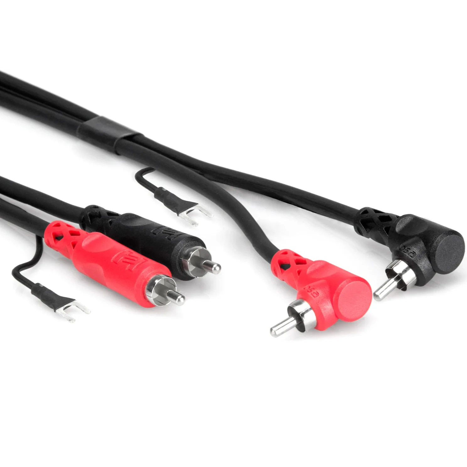 Hosa CRA-201DJ Stereo Interconnect Dual RCA to Same with Ground Wire 3 ft (Loc:2D)