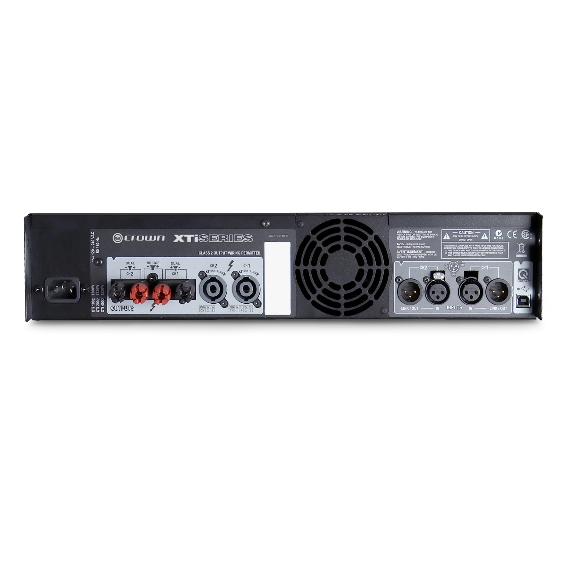 Crown XTI4002 650-watts Power Amplifier @ 8 oHms (Stereo) - Image 2