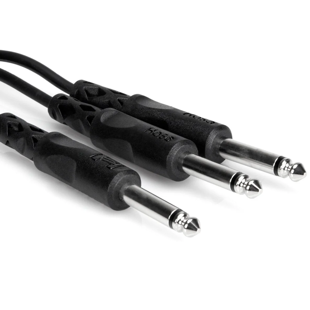 Hosa CYP-105 Y Cable 1/4 in TS to Dual 1/4 in TS 5 ft (Loc:1D)