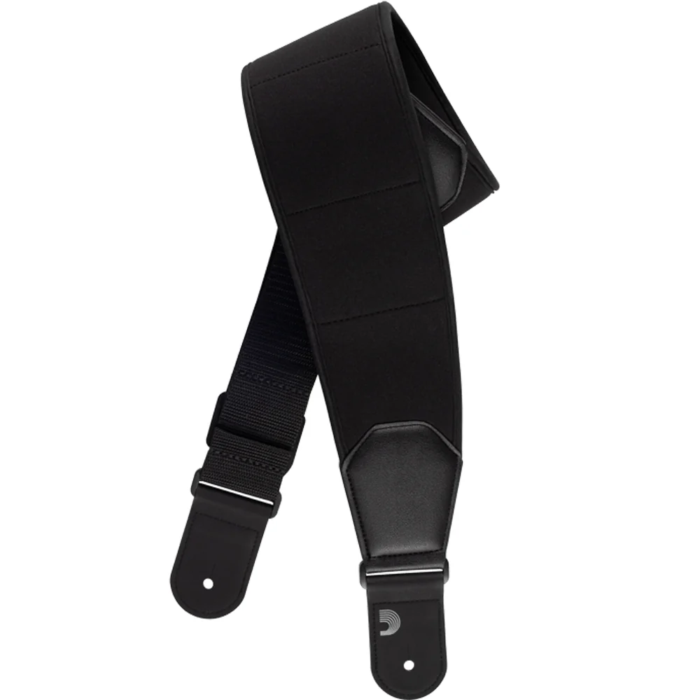 D'addario 35CFT00 Comfort Neoprene Guitar Strap, Black
