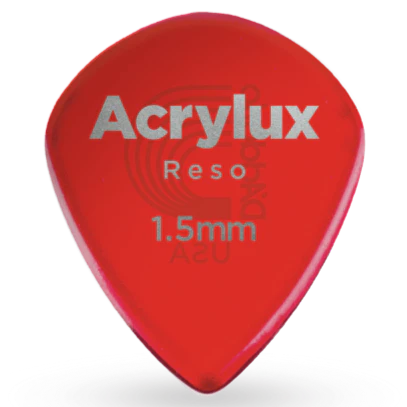 D'Addario 3AR7-03 Acrylux Reso Jazz Guitar Pick 1.5MM, 3-pack