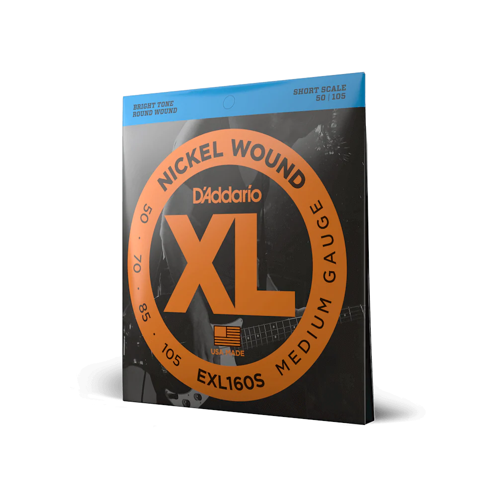 D'addario EXL160S Nickel Wound 50-105 Bass Strings, 4-string, Short Scale - Image 3