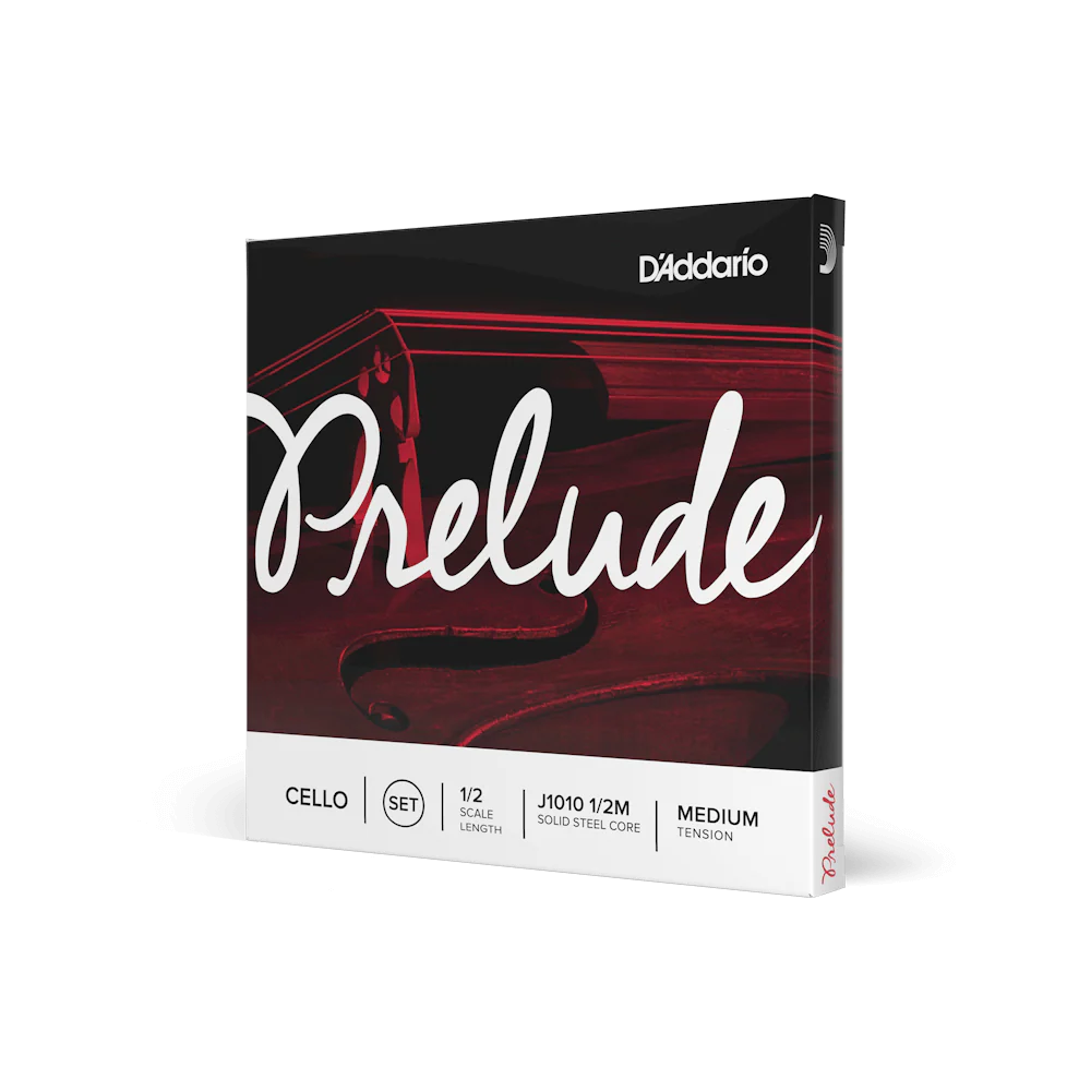D'Addario J1010-1/2M Prelude Cello String Set, 1/2 Scale, Medium Tension - Image 3