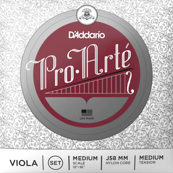 D'Addario J58-MM Proarte Viola Set Medium Med