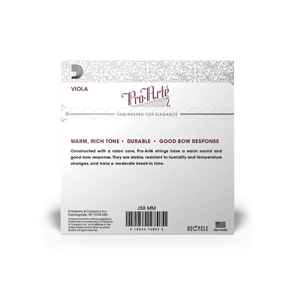 D'Addario J58-MM Proarte Viola Set Medium Med - Image 2