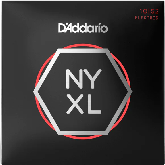 D'Addario NYXL1052 Nickel Wound Electric Guitar Strings, Light Top / Heavy Bottom, 10-52