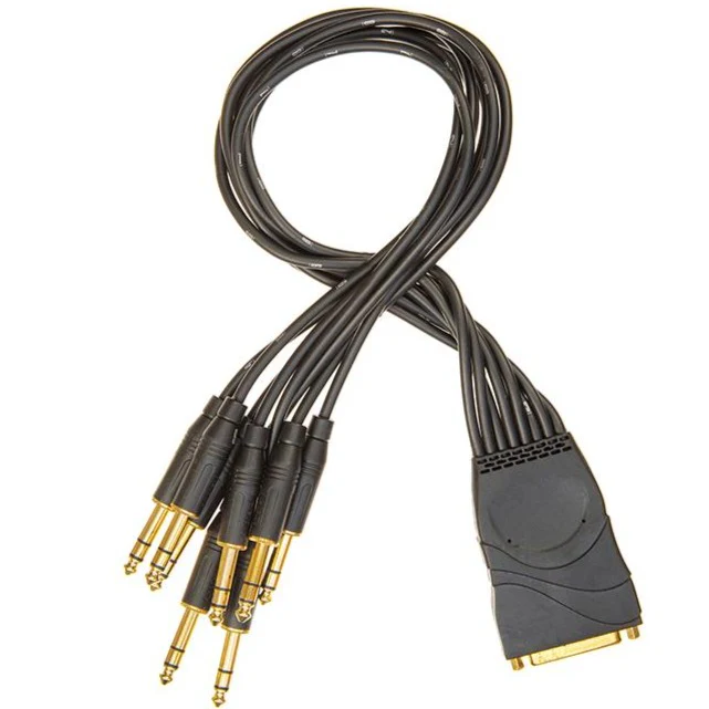 D'Addario PW-TRSB-01 Modular Snake Cable (8 Channel TRS Male to DB25 Female Breakout Connector)