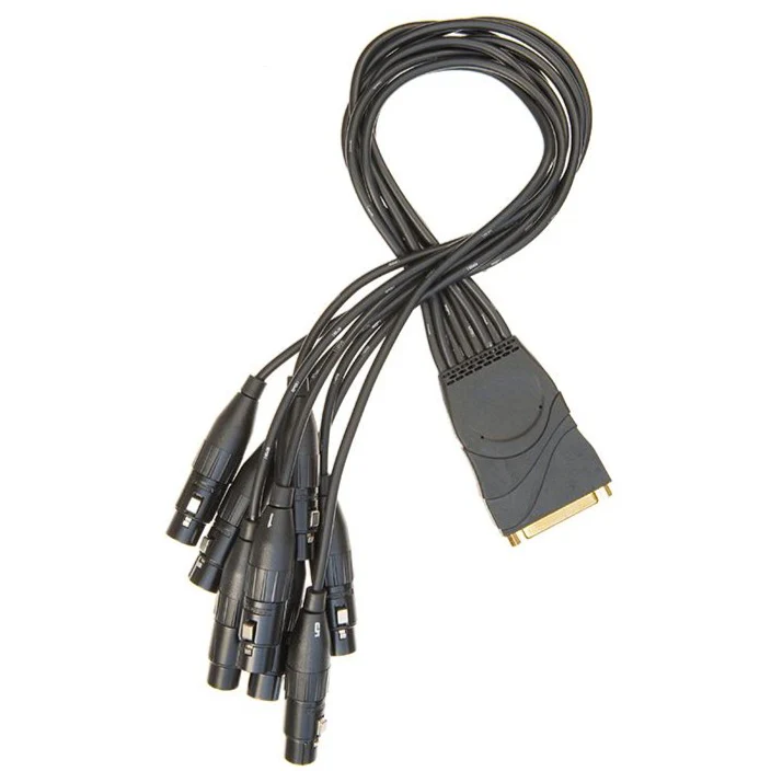 D'Addario PW-XLRFB-01 Modular Snake Cable (8 Channel XLR Female to DB25 Breakout Connector)