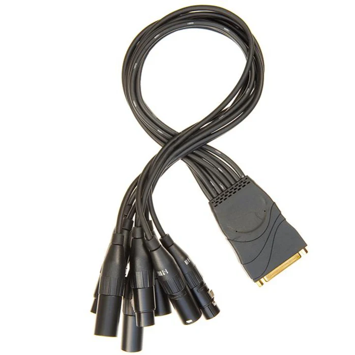 D'Addario PW-XLRMB-01 Modular Snake Cable (8 Channel XLR Male to DB25 Breakout Connector)