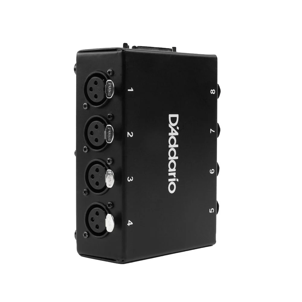 D'Addario PW-XLRSB-01 Modular Snake System Stage Box (8 Channel XLR/TRS Combo to DB25 Breakout Connector) - Image 2