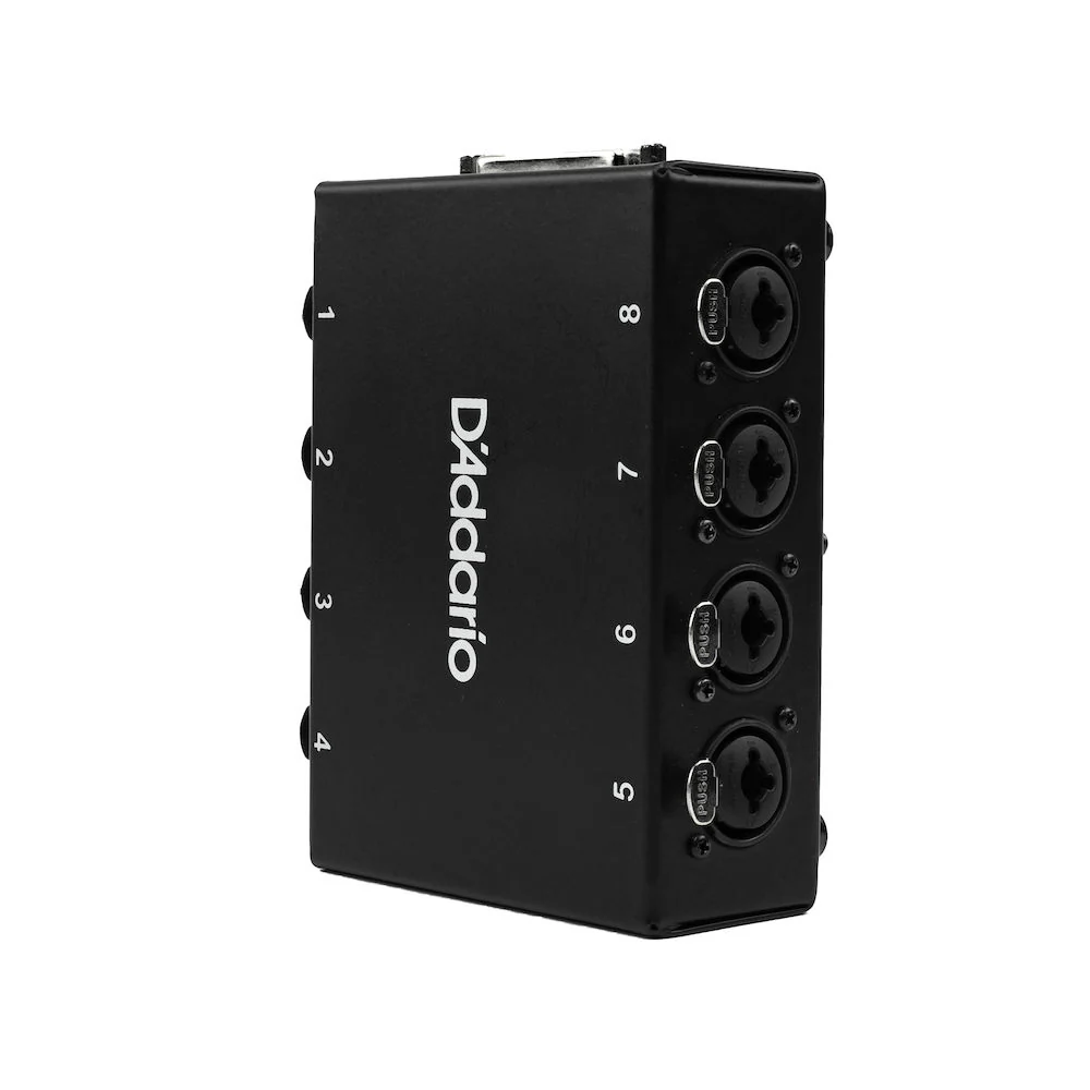 D'Addario PW-XLRSB-01 Modular Snake System Stage Box (8 Channel XLR/TRS Combo to DB25 Breakout Connector) - Image 3