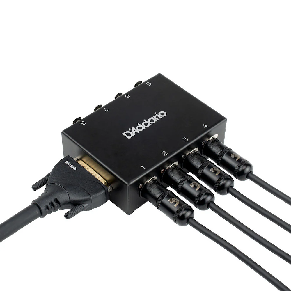 D'Addario PW-XLRSB-01 Modular Snake System Stage Box (8 Channel XLR/TRS Combo to DB25 Breakout Connector) - Image 5