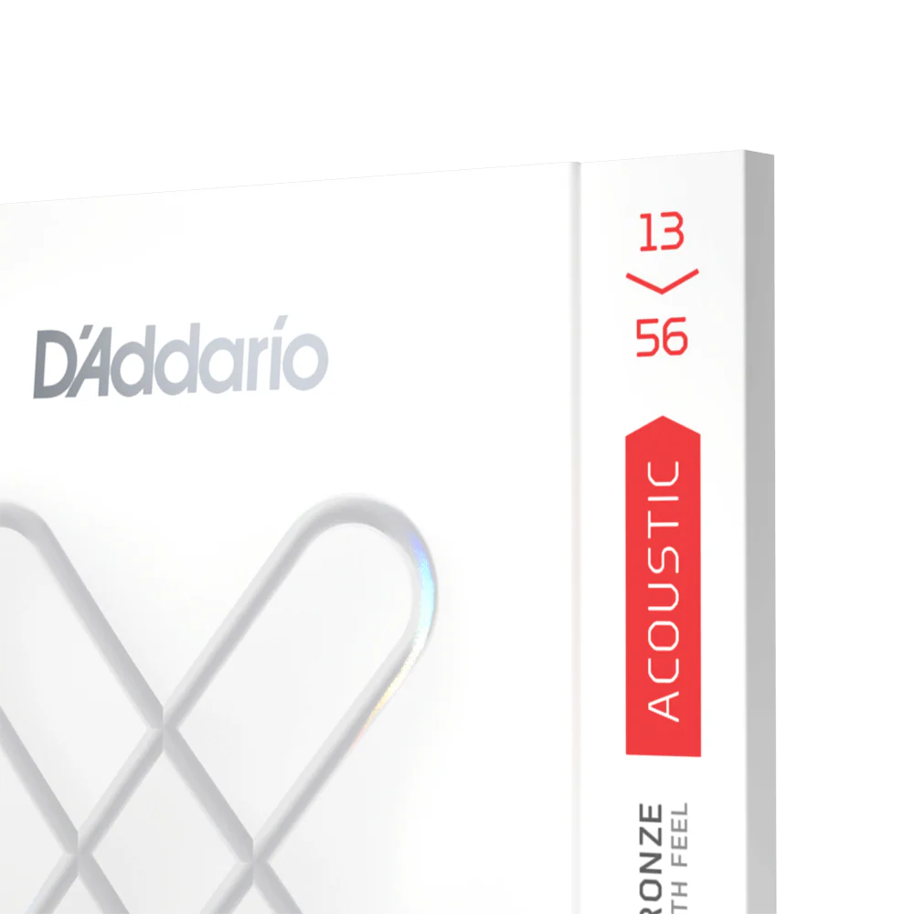 D'Addario XSAPB1356 Coated Acoustic Phosphor Bronze, Medium, 13-56 - Image 5
