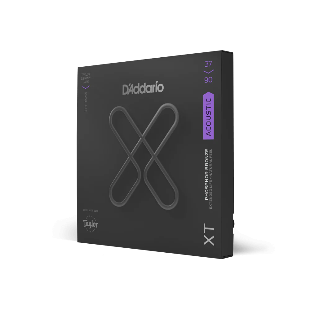 D'Addario XTB3790GS Custom Light Taylor GS Mini XT Coated Mini Bass Strings, 37-90 - Image 4