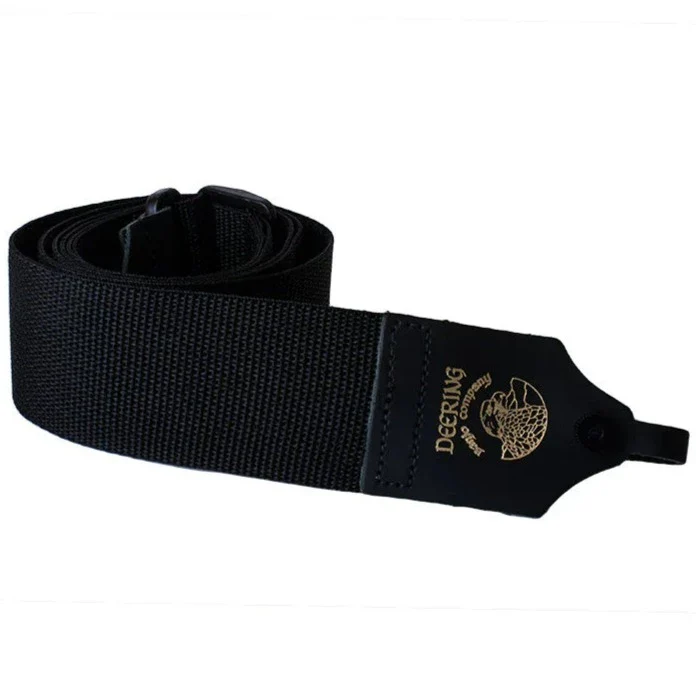 Deering Banjo S-BW 2" Nylon Banjo Strap, Black