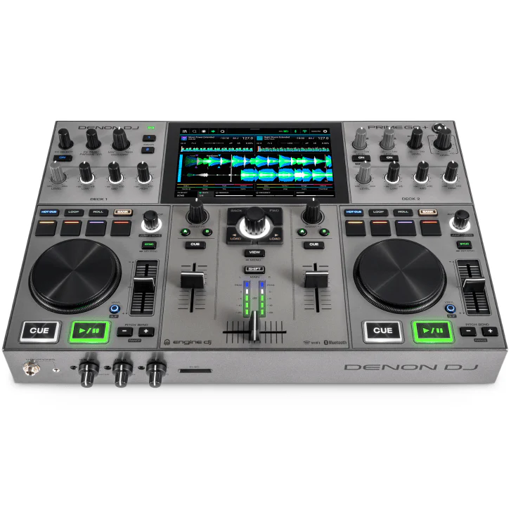 Denon PRIMEGO+ Standalone Rechargeable Smart DJ Console w/ 7-inch Touchscreen - Image 2