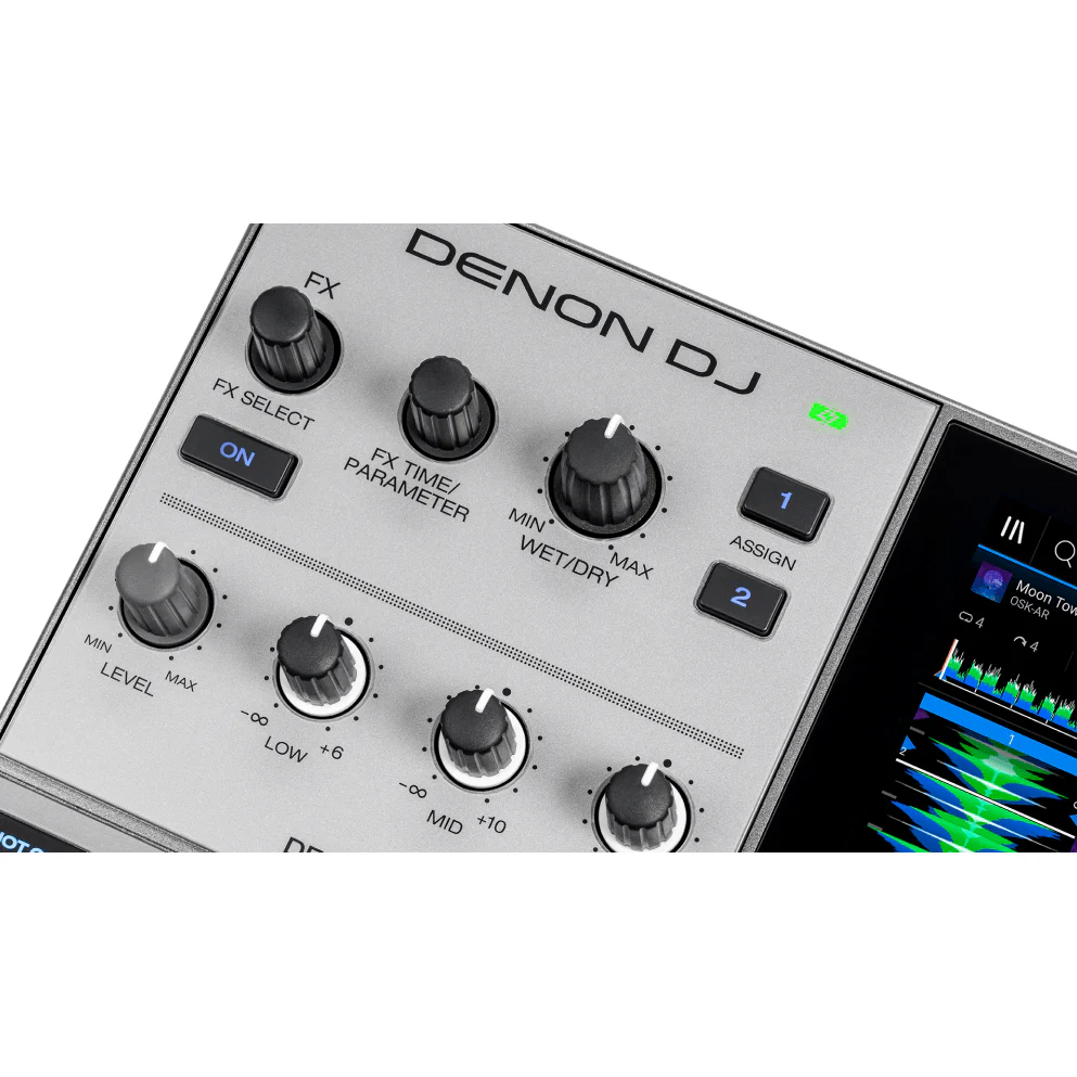 Denon PRIMEGO+ Standalone Rechargeable Smart DJ Console w/ 7-inch Touchscreen - Image 5