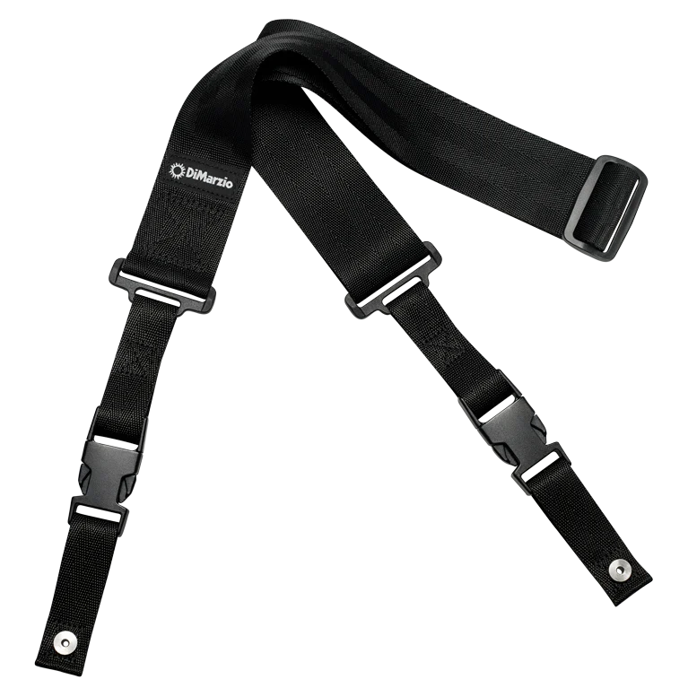 DiMarzio DD2200BK Cliplock 2" Strap, Black