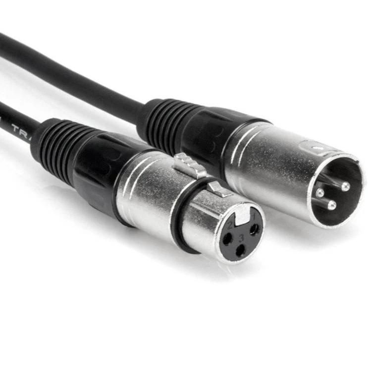 Hosa DMX-325 DMX512 Lighting Cable, XLR3M to XLR3F, 25 ft (Loc:5J)