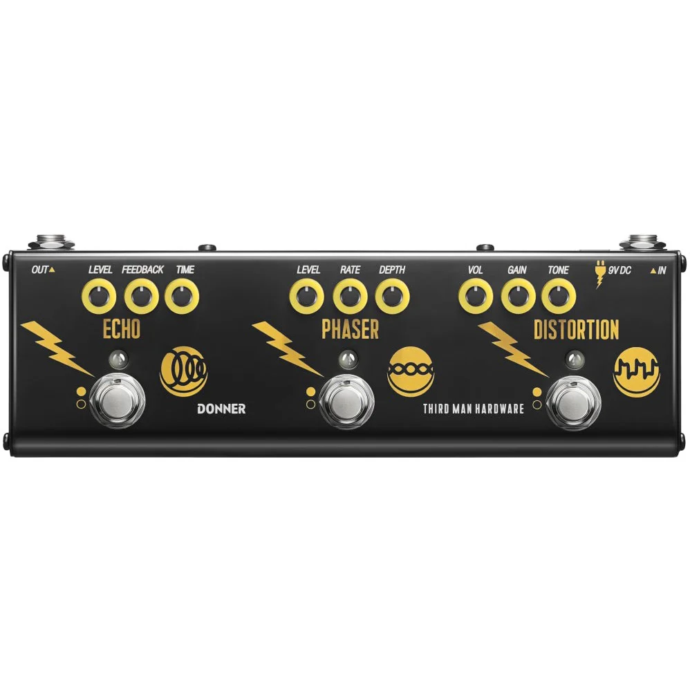 Donner EC6792 Triple Threat Guitar Effect Pedal