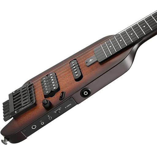 Donner EC6807 HUSH-X Silent Guitar, Sunburst - Image 2