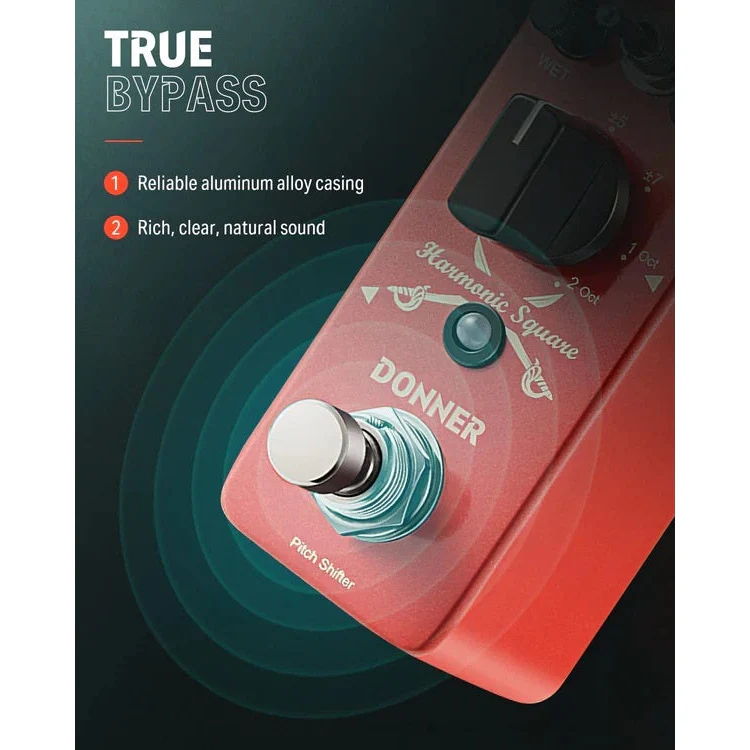Donner EC966 Harmonic Square Octave Pedal - Image 5
