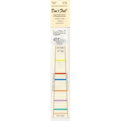Don't Fret FM110 Fingerboard Position Indicator 4/4 Violin