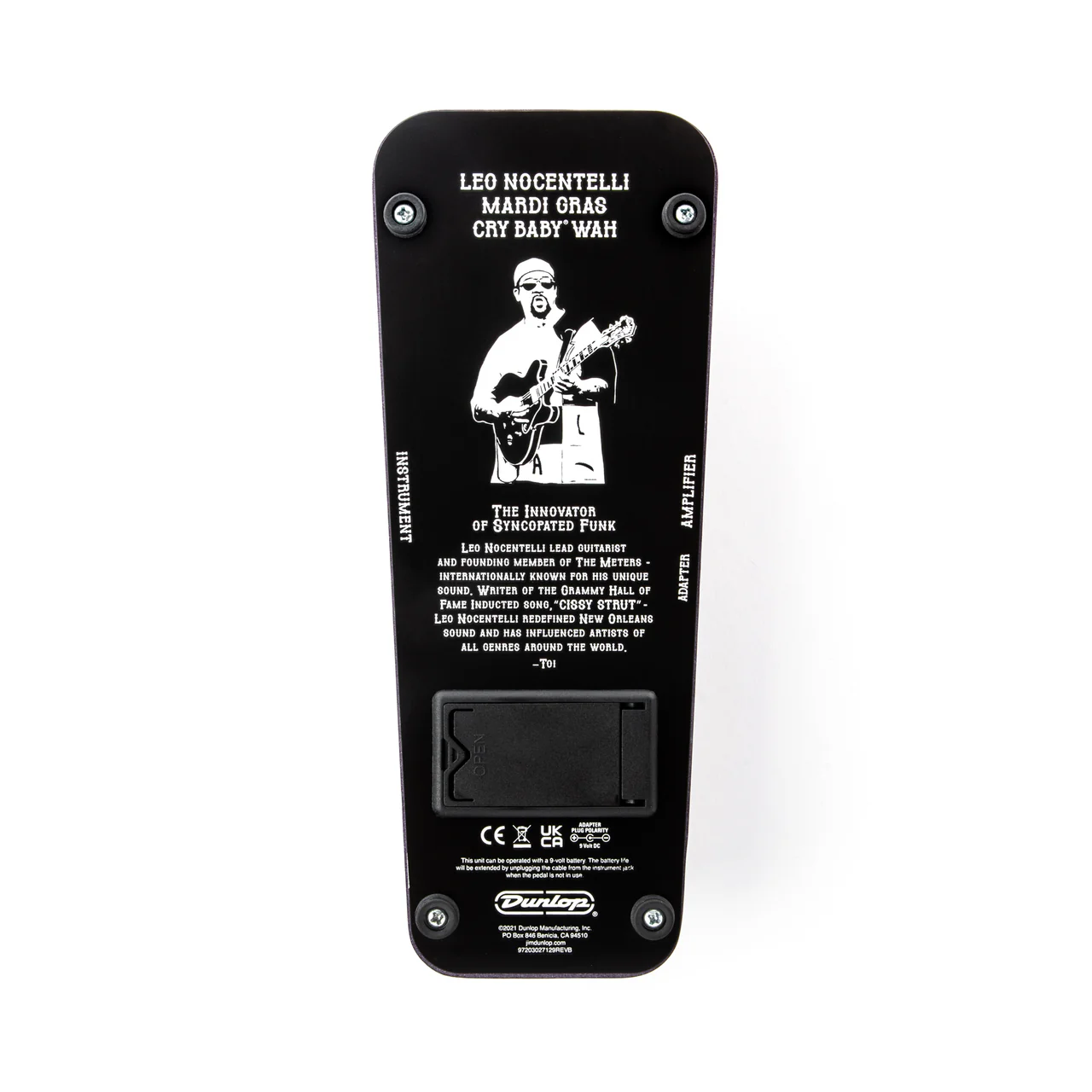 Dunlop LN95 Leo Nocentelli Cry Baby Mardi Gras Wah - Image 5