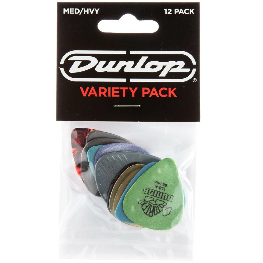 Dunlop PVP102 Guitar Pick Med/Heavy Variety Pack