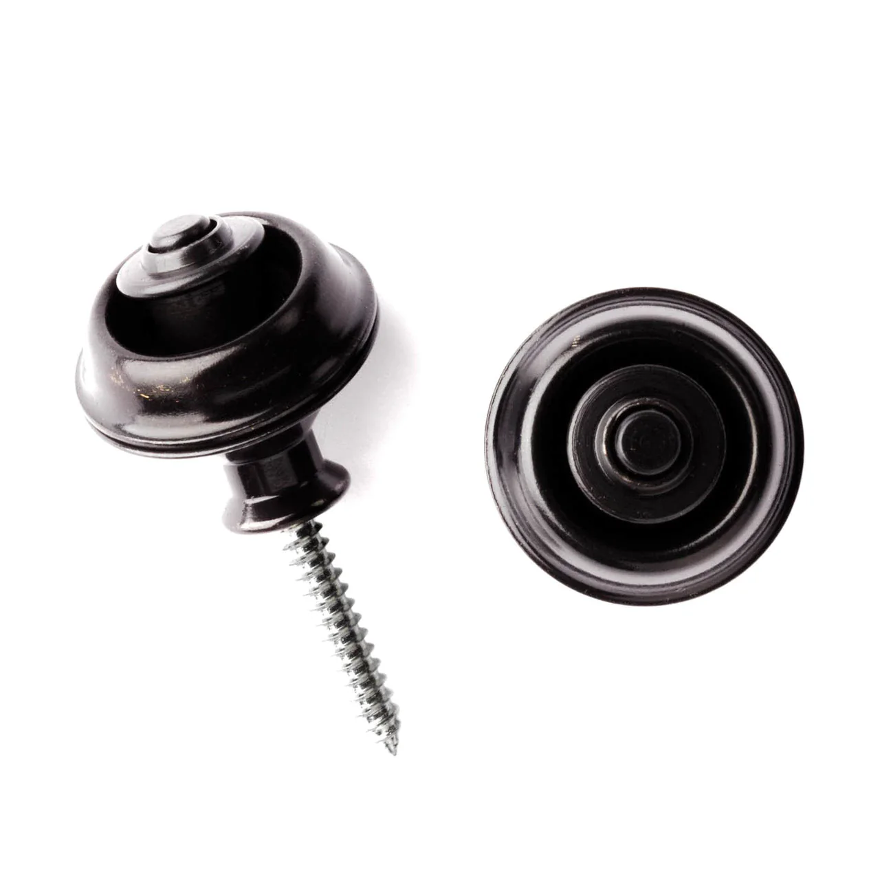 Dunlop SLS1033BK Dual Design Straplok Black - Image 2