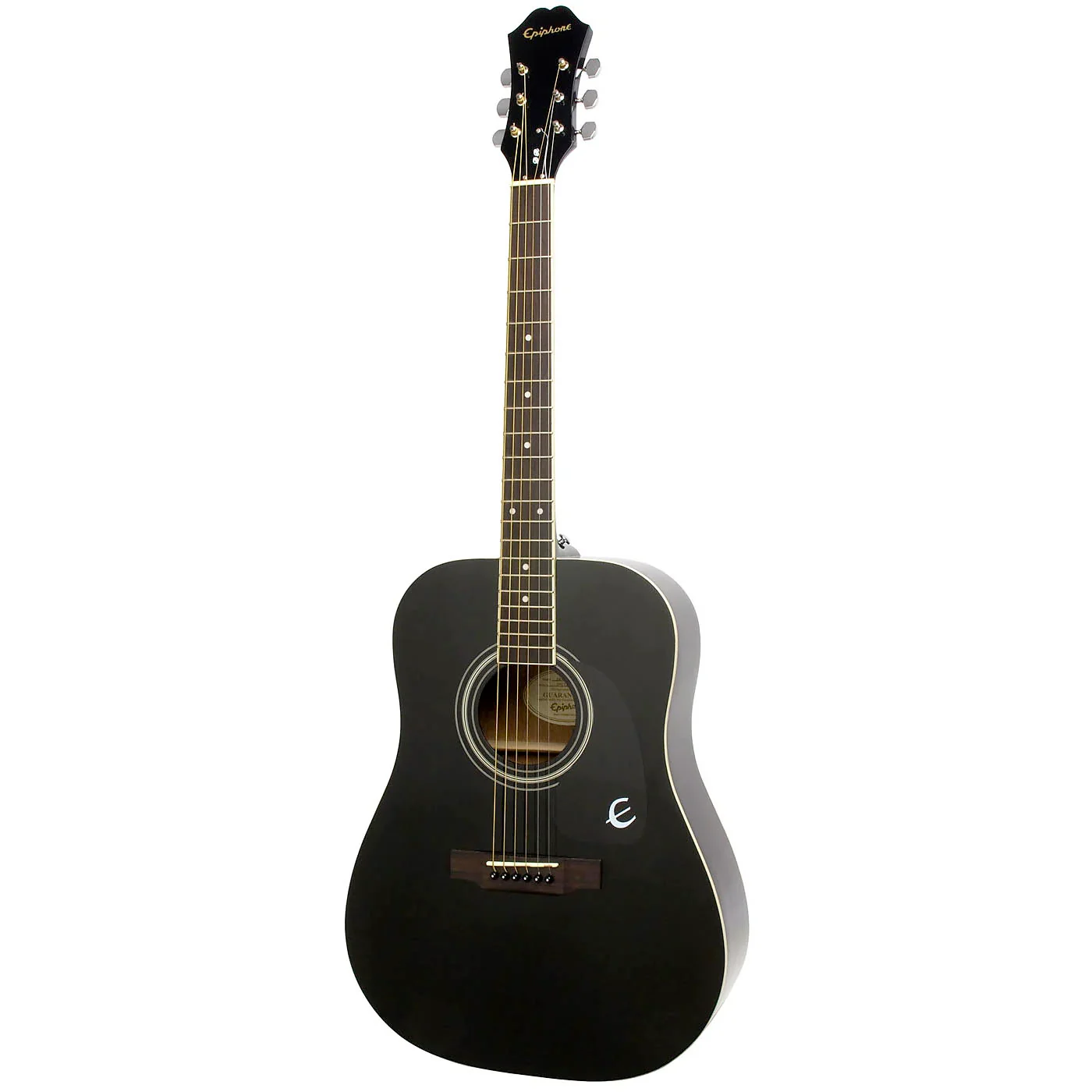 Epiphone EA10EBCH1 DR-100 Acoustic Guitar, Ebony