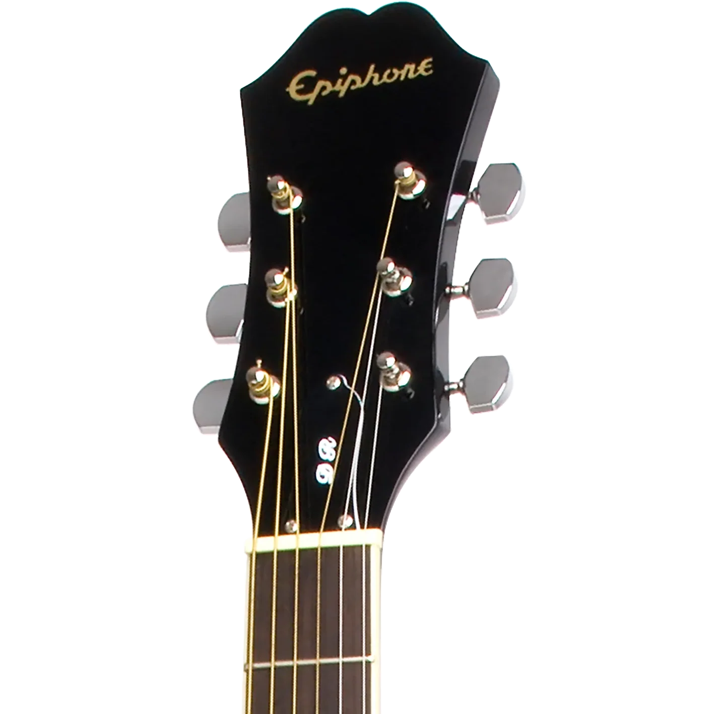 Epiphone EA10EBCH1 DR-100 Acoustic Guitar, Ebony - Image 4