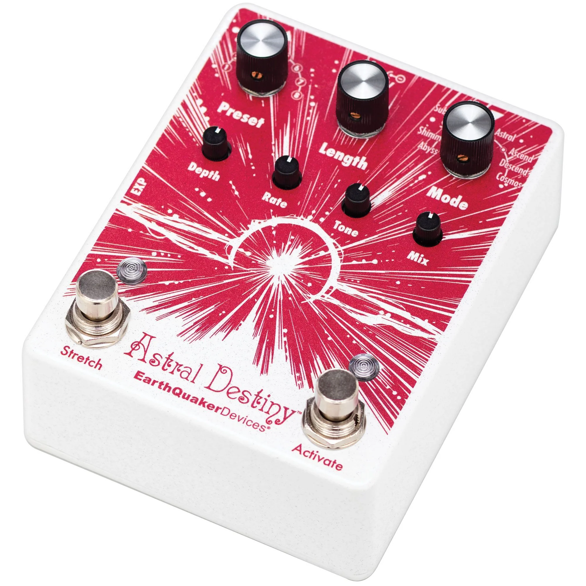 EarthQuaker ASTRALDESTINY Modulated Octave Reverb Effects Pedal - Image 4