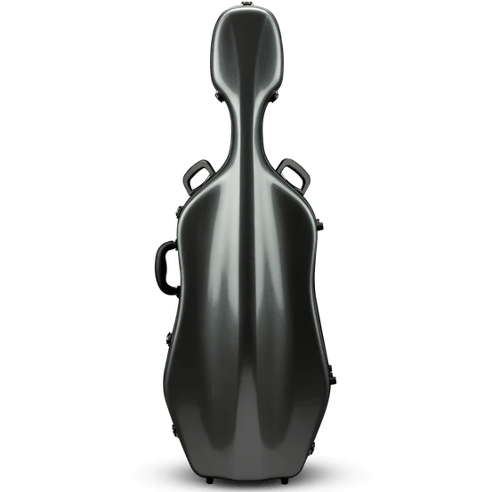 Eastman CACL18P-4/4BK Fiberglass Cello Case with Wheels